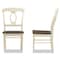 Baxton Studio Napoleon Buttermilk and "Cherry" Brown Finishing Wood Dining Chair, PK2 126-6944 - alternate 5